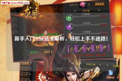 新手入门+玩法全解析，轻松上手不迷路！